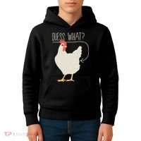 Guess What Chicken Butt Kids Hoodie thumb 4