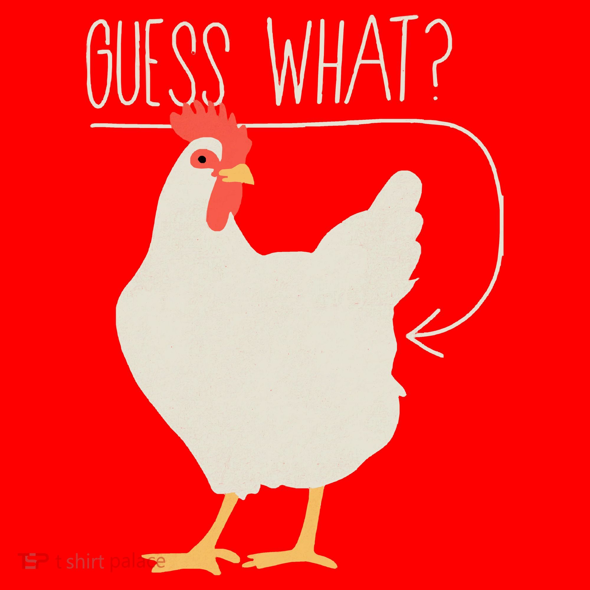 Guess What Chicken Butt Santa Hat