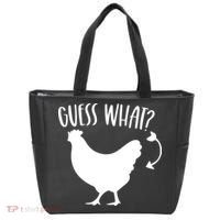 Guess What Chicken Butt Funny Rhyme Song Chicken Lovers Tote Bag thumb 0