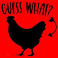 Guess What Chicken Butt Funny Rhyme Song Chicken Lovers Santa Hat thumb 1