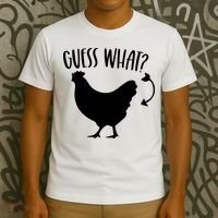 Guess What Chicken Butt Funny Rhyme Song Chicken Lovers T-Shirt thumb 3