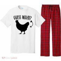 Guess What Chicken Butt Funny Rhyme Song Chicken Lovers Pajama Set thumb 0