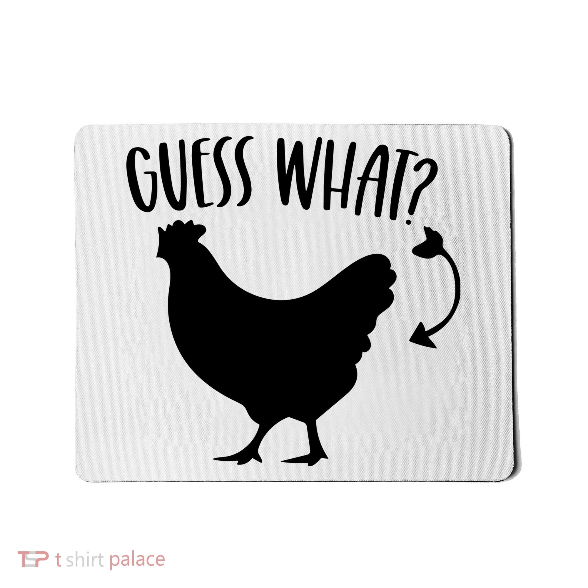 Guess What Chicken Butt Funny Rhyme Song Chicken Lovers Mousepad