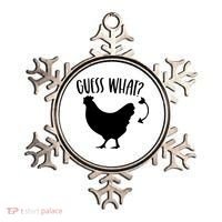 Guess What Chicken Butt Funny Rhyme Song Chicken Lovers Ornament thumb 0