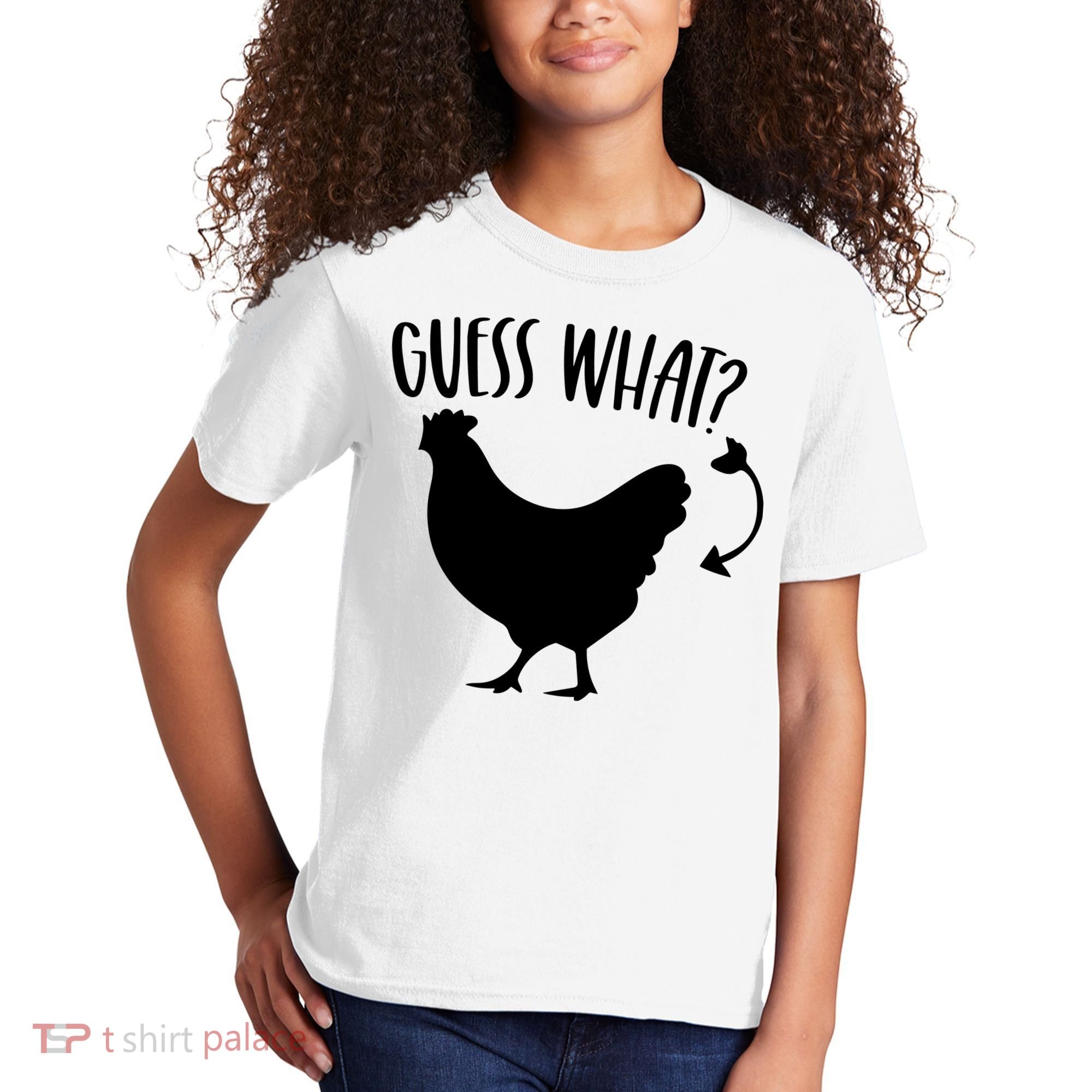 Guess What Chicken Butt Funny Rhyme Song Chicken Lovers Kids T-Shirt