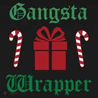 Gangsta Wrapper Christmas Backpack thumb 2