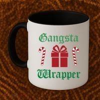 Gangsta Wrapper Christmas Coffee Mug thumb 2