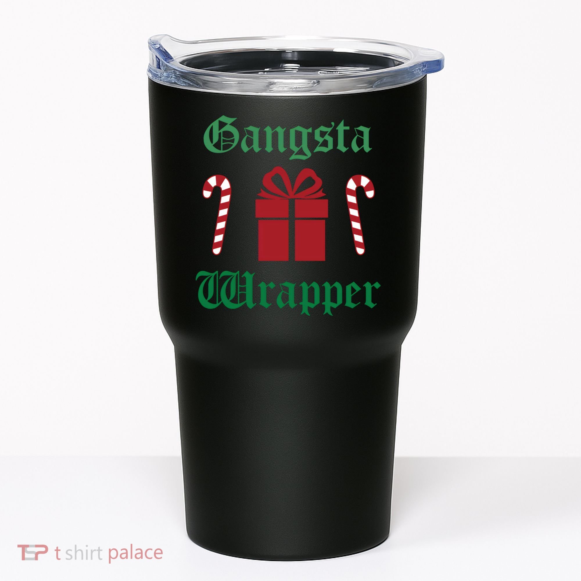 Gangsta Wrapper Christmas Tumbler