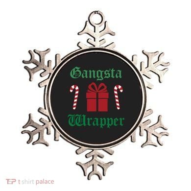 Gangsta Wrapper Christmas Ornament