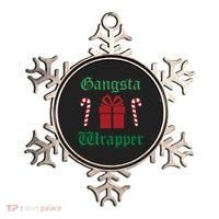 Gangsta Wrapper Christmas Ornament thumb 0