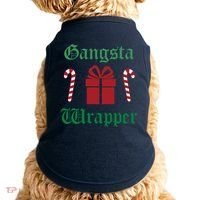 Gangsta Wrapper Christmas Doggie Tank thumb 0