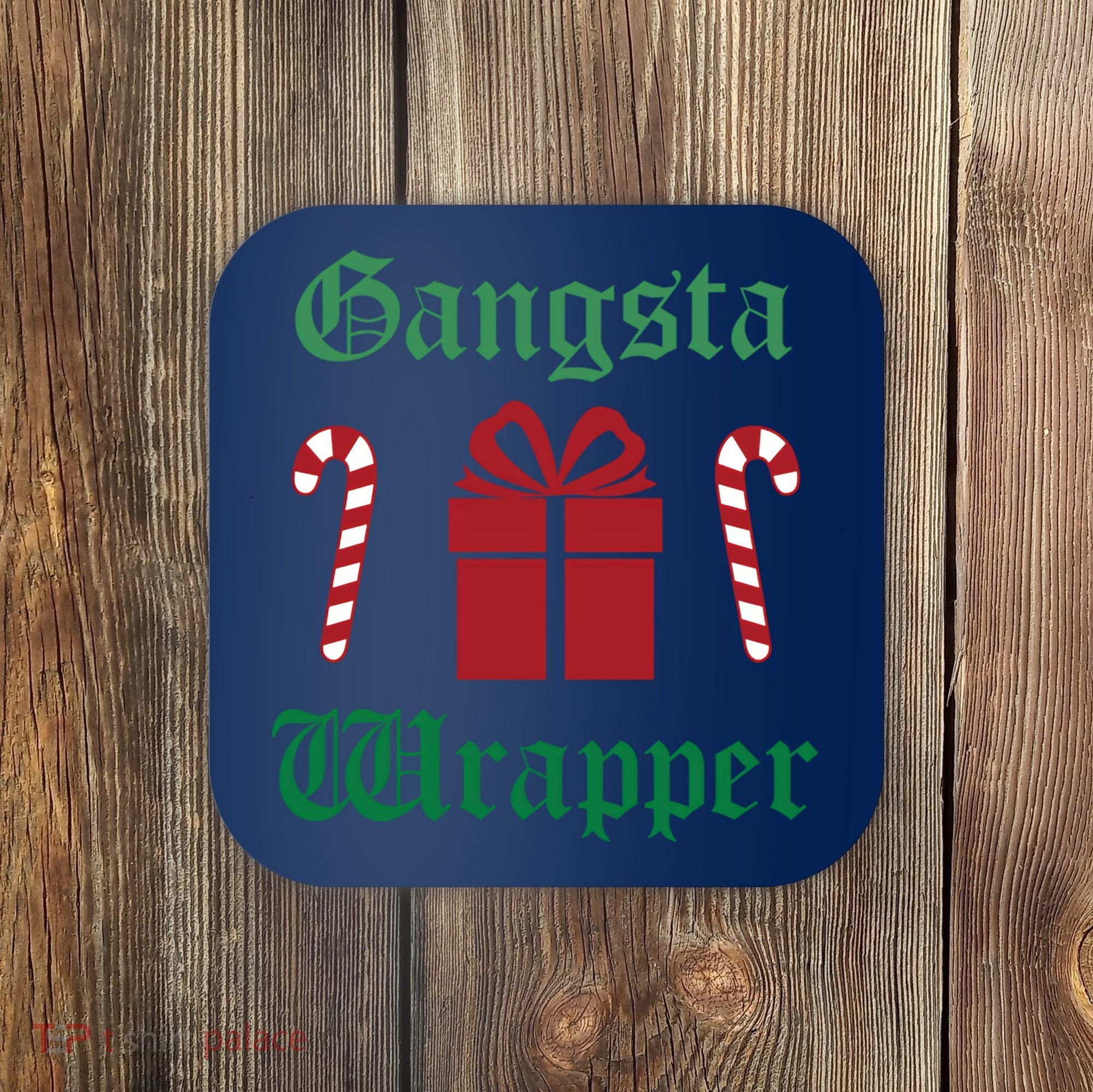 Gangsta Wrapper Christmas Coaster