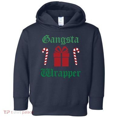 Gangsta Wrapper Christmas Toddler Hoodie