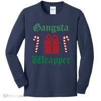 Gangsta Wrapper Christmas Kids Long Sleeve Shirt thumb 0