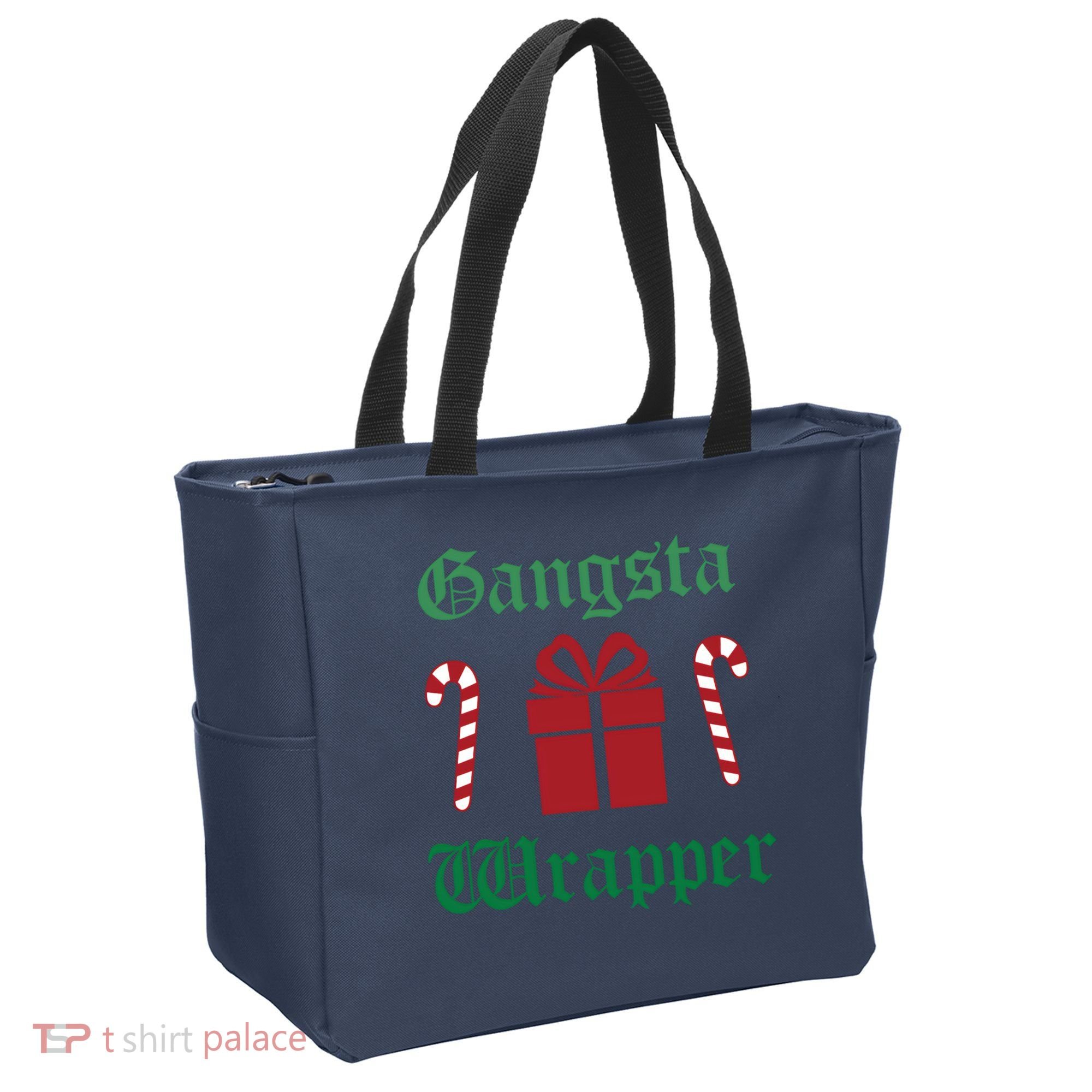 Gangsta Wrapper Christmas Tote Bag