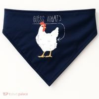 Guess What Chicken Butt USA-Made Doggie Bandana thumb 0