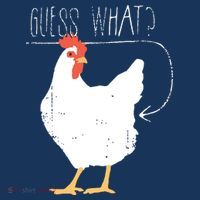 Guess What Chicken Butt Mousepad thumb 1