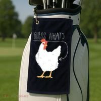 Guess What Chicken Butt Golf Towel thumb 2