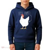 Guess What Chicken Butt Kids Hoodie thumb 4