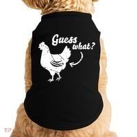 Guess What Chicken Butt The Original Distressed Look Doggie Tank thumb 0
