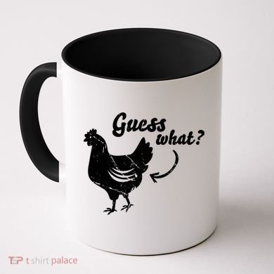 Guess What Chicken Butt The Original Distressed Look Coffee Mug