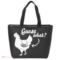 Guess What Chicken Butt The Original Distressed Look Tote Bag thumb 0