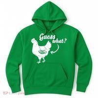 Guess What Chicken Butt The Original Distressed Look Hoodie thumb 0