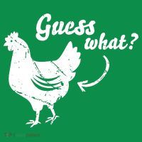 Guess What Chicken Butt The Original Distressed Look Toddler Hoodie thumb 2