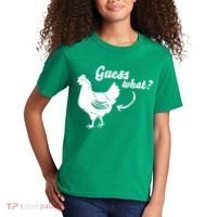 Guess What Chicken Butt The Original Distressed Look Kids T-Shirt thumb 2