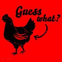 Guess What Chicken Butt The Original Distressed Look Santa Hat thumb 1