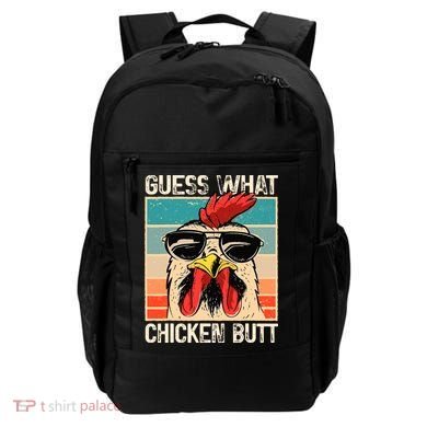 Guess What Chicken Butt Funny Chicken Meme Backpack