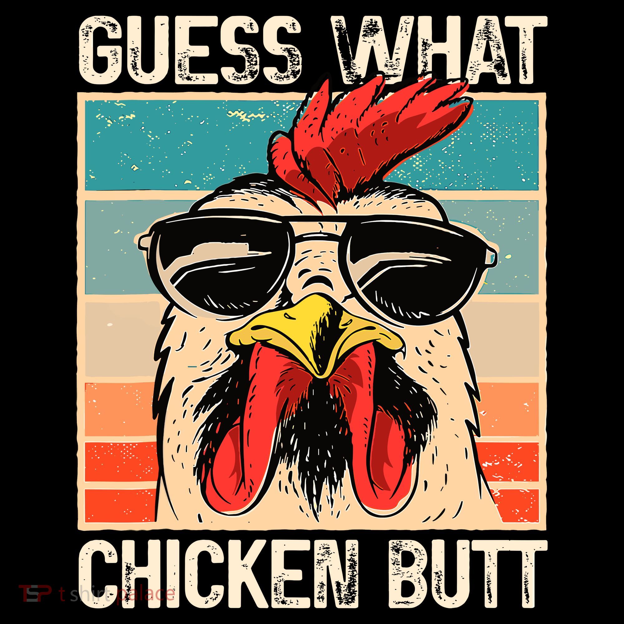 Guess What Chicken Butt Funny Chicken Meme Women's Tank Top