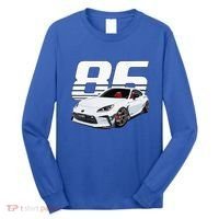 Gr86 White Car Long Sleeve Shirt thumb 0