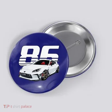 Gr86 White Car Button