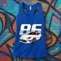 Gr86 White Car Women's Tank Top thumb 3