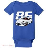 Gr86 White Car Baby Bodysuit thumb 0