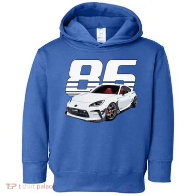Gr86 White Car Toddler Hoodie