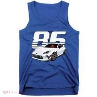Gr86 White Car Tank Top thumb 0