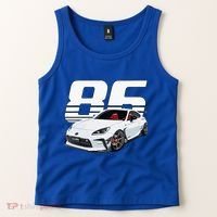 Gr86 White Car Tank Top thumb 2