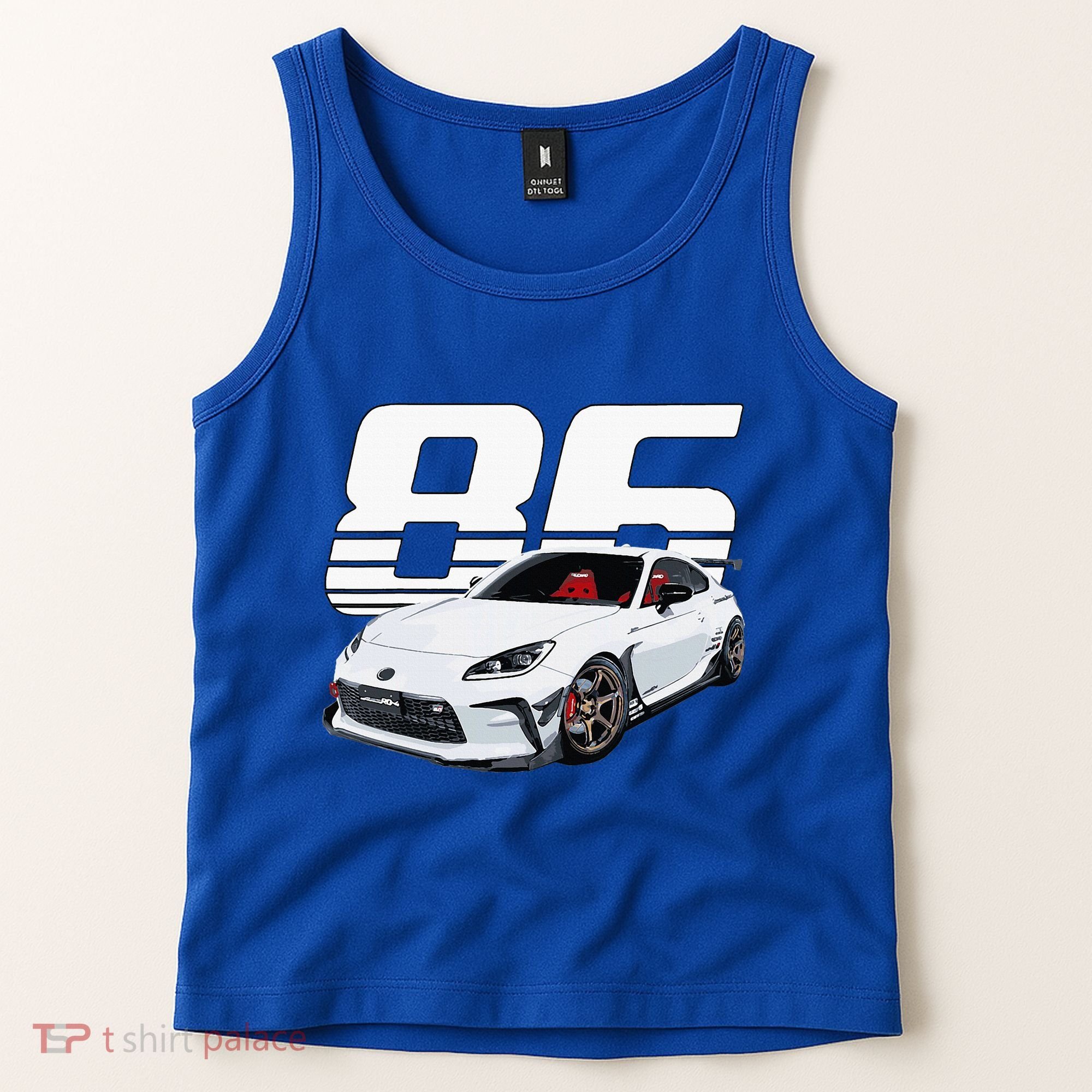 Gr86 White Car Tank Top