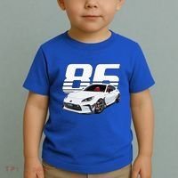 Gr86 White Car Toddler T-Shirt thumb 2