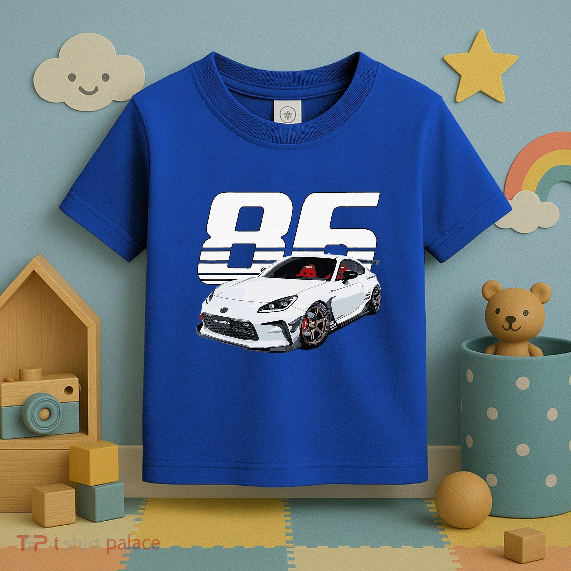 Gr86 White Car Toddler T-Shirt