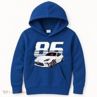 Gr86 White Car Kids Hoodie thumb 0