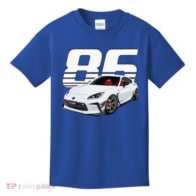 Gr86 White Car Kids T-Shirt