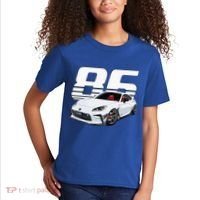Gr86 White Car Kids T-Shirt thumb 2