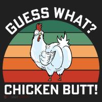 Guess What? Chicken Butt Funny Women's Sweatshirt thumb 2