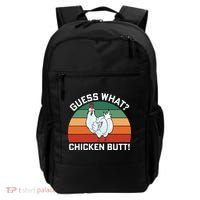 Guess What? Chicken Butt Funny Backpack thumb 0