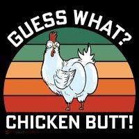 Guess What? Chicken Butt Funny Mousepad thumb 1