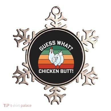 Guess What? Chicken Butt Funny Ornament