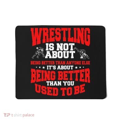 Great Wrestling Design Wrestler Saying Apparel  Mousepad